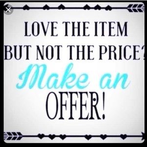 Open to reasonable offers!!